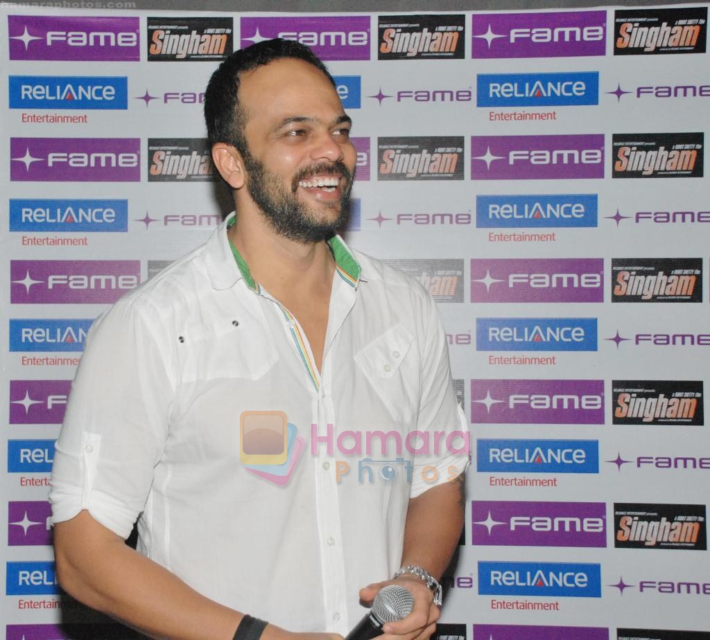 Rohit Shetty came to Fame Big Cinemas Andheri for the promotion of his film Singham in Fame Big Cinemas, Andheri Mumbai on 26th July 2011