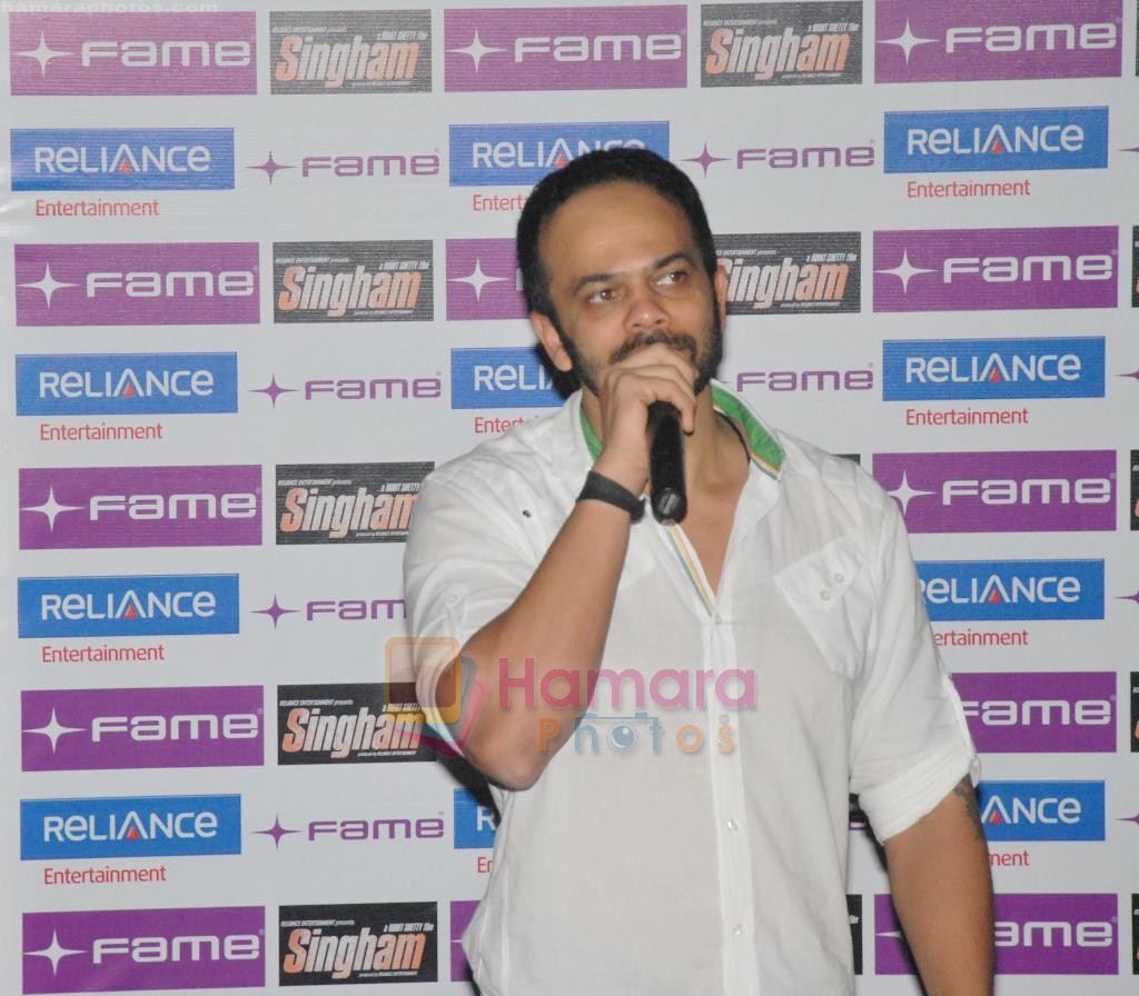 Rohit Shetty came to Fame Big Cinemas Andheri for the promotion of his film Singham in Fame Big Cinemas, Andheri Mumbai on 26th July 2011