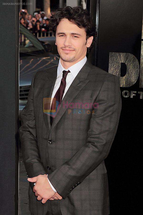 James Franco attends the LA Premiere of the movie Rise Of The Planet Of The Apes on 28th July 2011 at the Grauman's Chinese Theatre in Hollywood, CA  United States