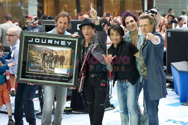 Journey in Concert on NBC Today Show at Rockefeller Center In New York City - July 29, 2011