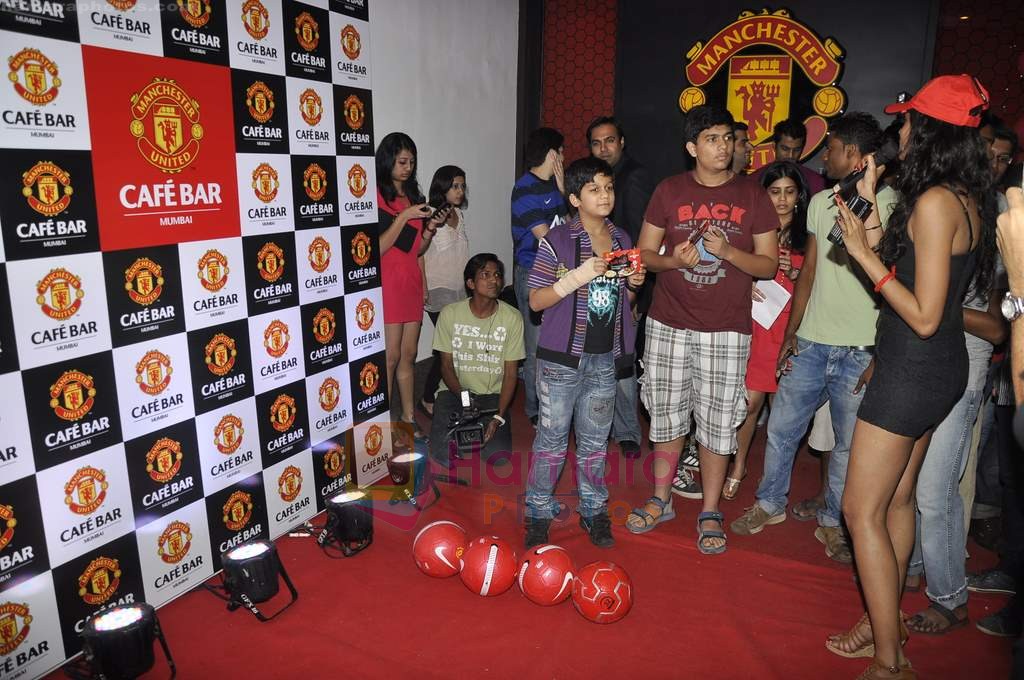 at Manchester United Cafe launch in Malad on 31st July 2011