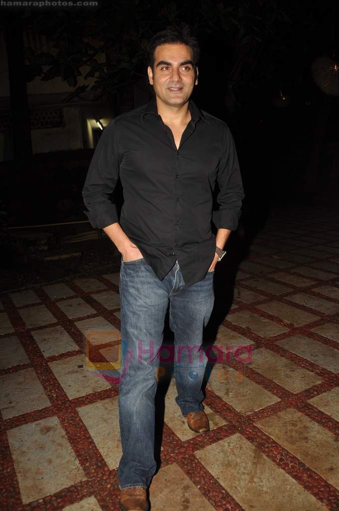 Arbaaz Khan at producer Sunil Bohra's party in Kino's Cottage on 2nd Aug 2011