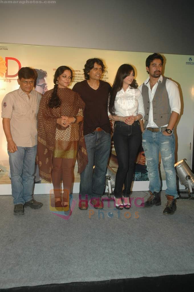 Ayesha Takia, Ranvijay Singh, Nagesh Kuknoor, Tanvi Azmi at Nagesh Kuknoor's film Mod first look in Cinemax, Mumbai on 2nd Aug 2011