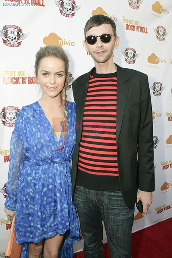 Taryn Manning, DJ Qualls attends the Los Angeles Premiere of the movie The Perfect Age of Rock N Roll in Laemmle Sunset 5 Theater, West Hollywood on 3rd August 2011