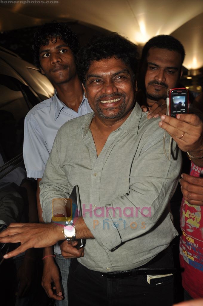 Johnny Lever snapped at Airport in Mumbai on 3rd Aug 2011