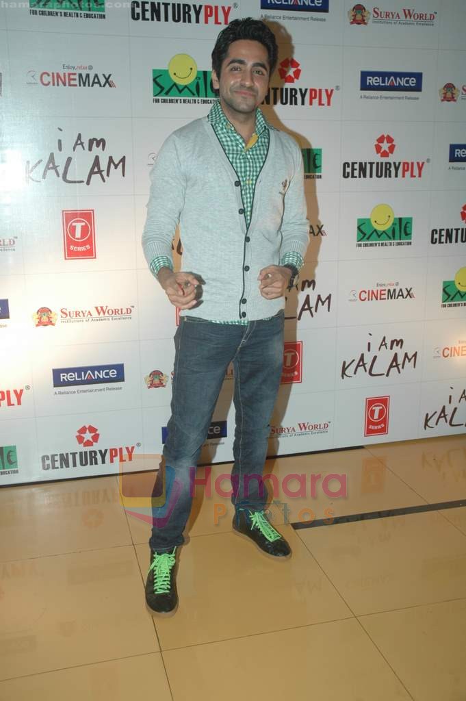 Ayushman Khurana at I Am Kalam film premiere in Mumbai on 3rd Aug 2011