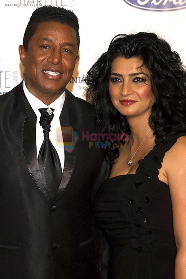 Jermain Jackson and wife Halima attends the Starlite Gala 2011 Photocall in Hotel Villa Padierna, Costa del Sol, Marbella, Spain on 6th August 2011