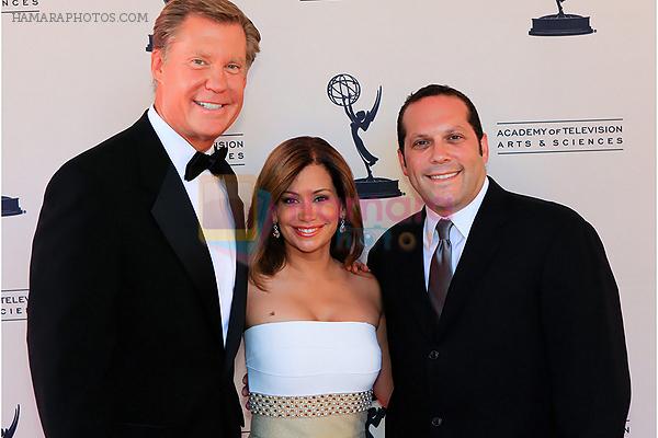 Kent Shocknek, Sibilia Vargas, Josh Rubenstein attends the 63rd Annual Academy of Television Arts and Sciences Los Angeles Area Emmy Awards in  Leonard H. Goldenson Theatre on 6th August 2011