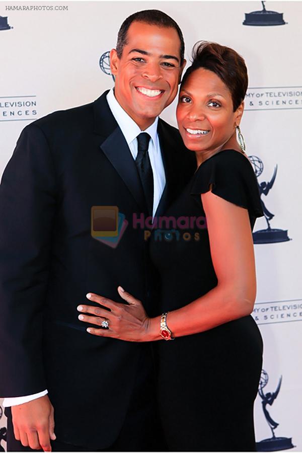 Chris Schaubla, Katrina Schaubla attends the 63rd Annual Academy of Television Arts and Sciences Los Angeles Area Emmy Awards in  Leonard H. Goldenson Theatre on 6th August 2011