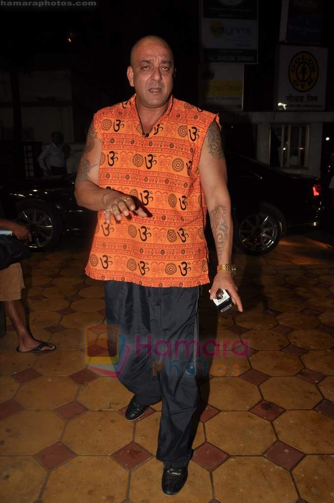 Sanjay Dutt at the screening of Chatur Singh  Two Star in Pixion on 9th Aug 2011