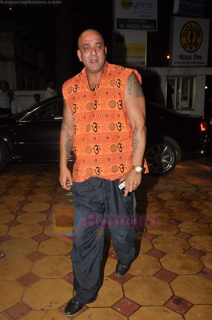 Sanjay Dutt at the screening of Chatur Singh  Two Star in Pixion on 9th Aug 2011