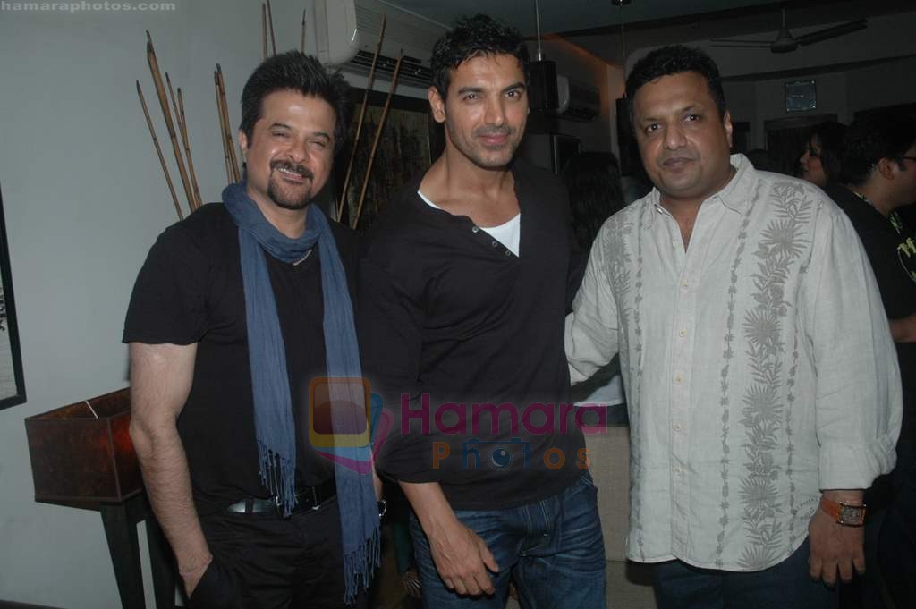 John Abraham, Sanjay Gupta, Anil Kapoor at Sanjay Gupta's party in Andheri, Mumbai on 9th Aug 2011