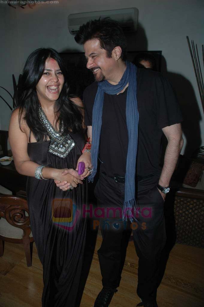Anil Kapoor, Ekta Kapoor at Sanjay Gupta's party in Andheri, Mumbai on 9th Aug 2011
