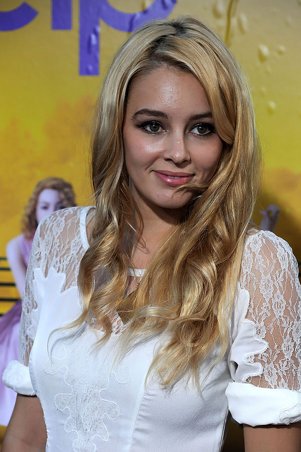 Keeley Hazell attends the LA Premiere of THE HELP in Samuel Goldwyn Theater, Beverly Hills on 9th August 2011