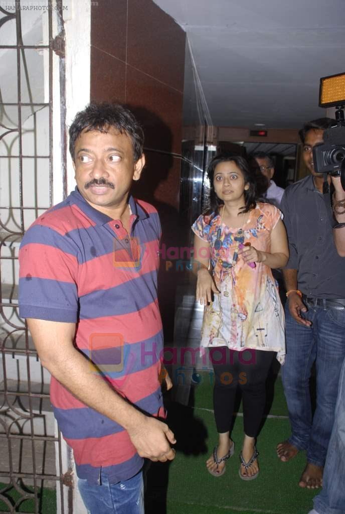 Ram Gopal Varma at Not a Love Story screening in Ketnav, Mumbai on 16th Aug 2011