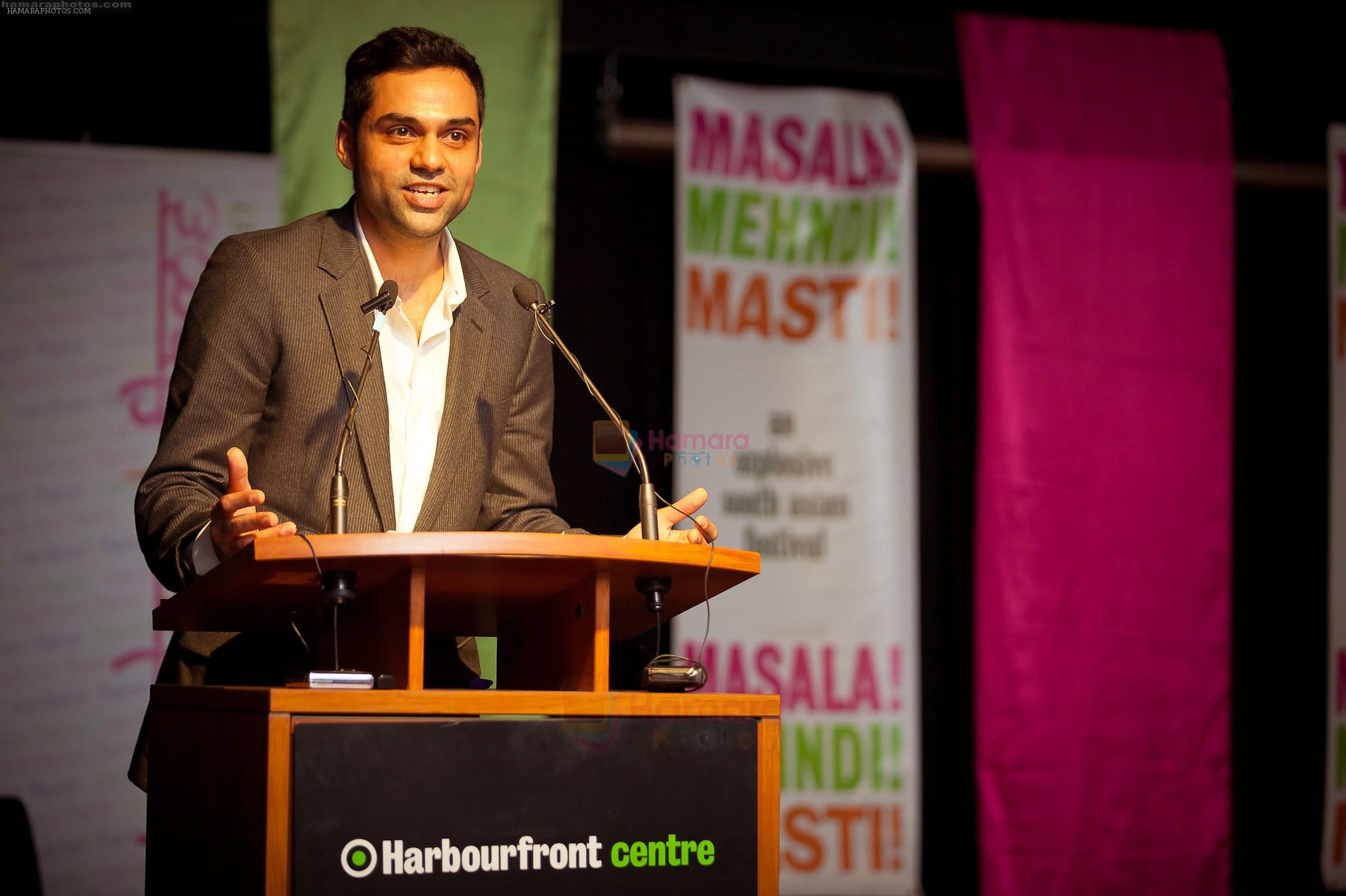 Abhay Deol the Face of Indian Cinema at the Toronto (M! M! M!) Film Festival on 24th Aug 2011