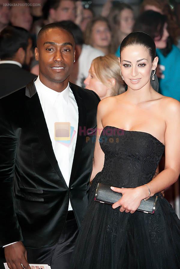 Simon Webbe and Maria Koukas attends the One Day European Premiere at Vue Cinema, Westfield Shopping Centre on 23rd August 2011