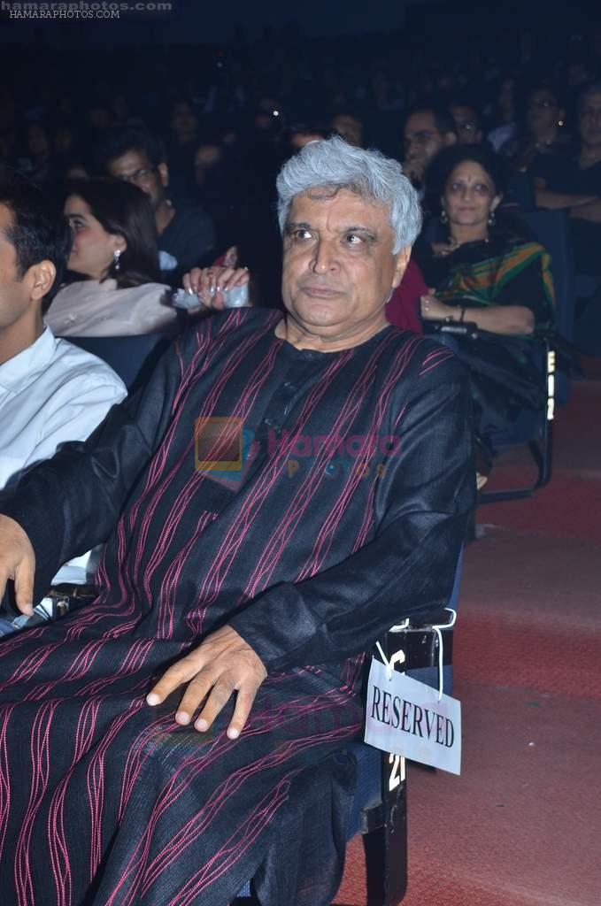 Javed Akhtar at Shankar Ehsaan Loy 15 years concert celebrations in Mumbai on 24th Aug 2011