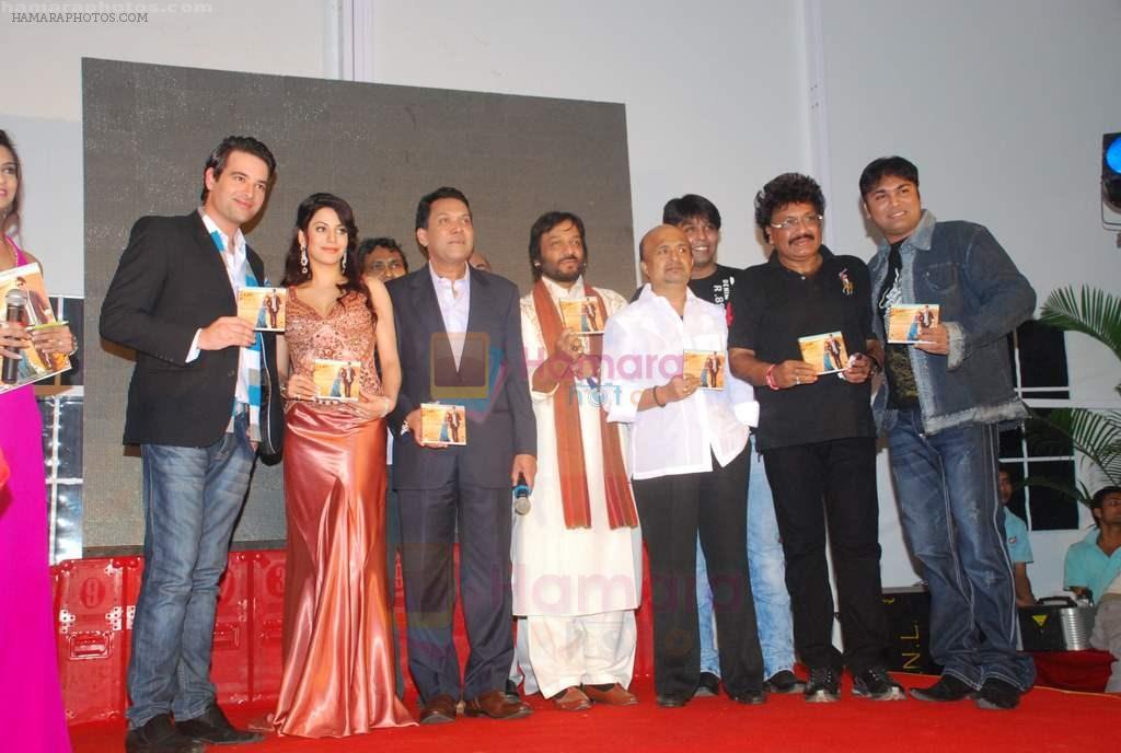 Mikaal Zulfikaar, Priti Soni, Aron Govil, Roop Kumar Rathod, Sameer, Darshan, Shravan Kumar, Sanjeev at Ur My jaan music launch in Juhu, Mumbai on 25th Aug 2011