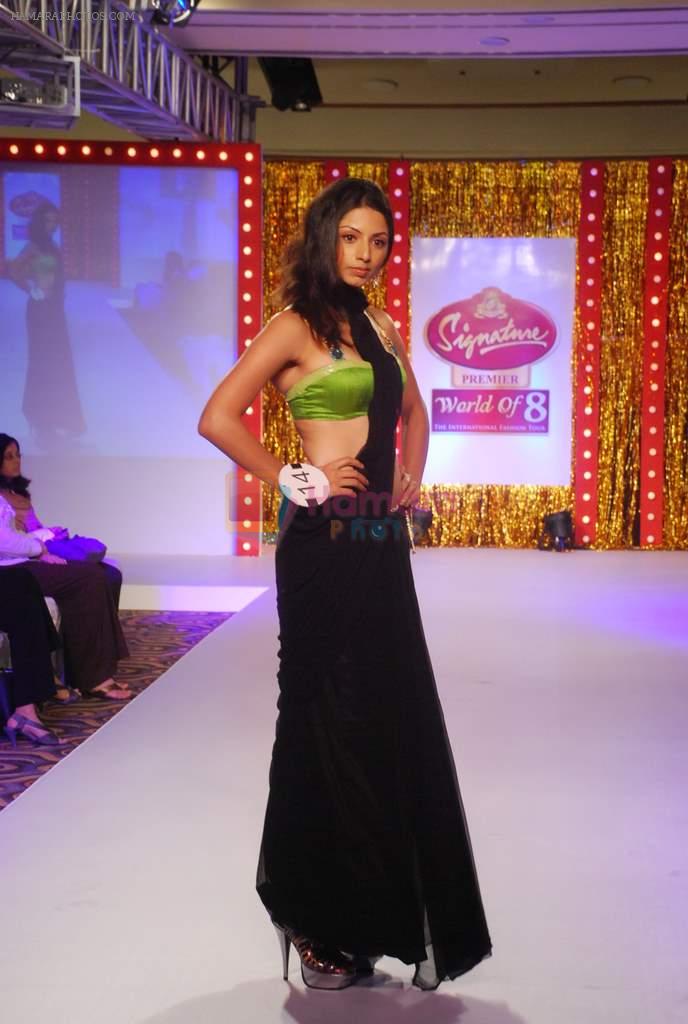 Model walks the ramp for Signature fashion tour and model hunt in Taj President on 27th Aug 2011