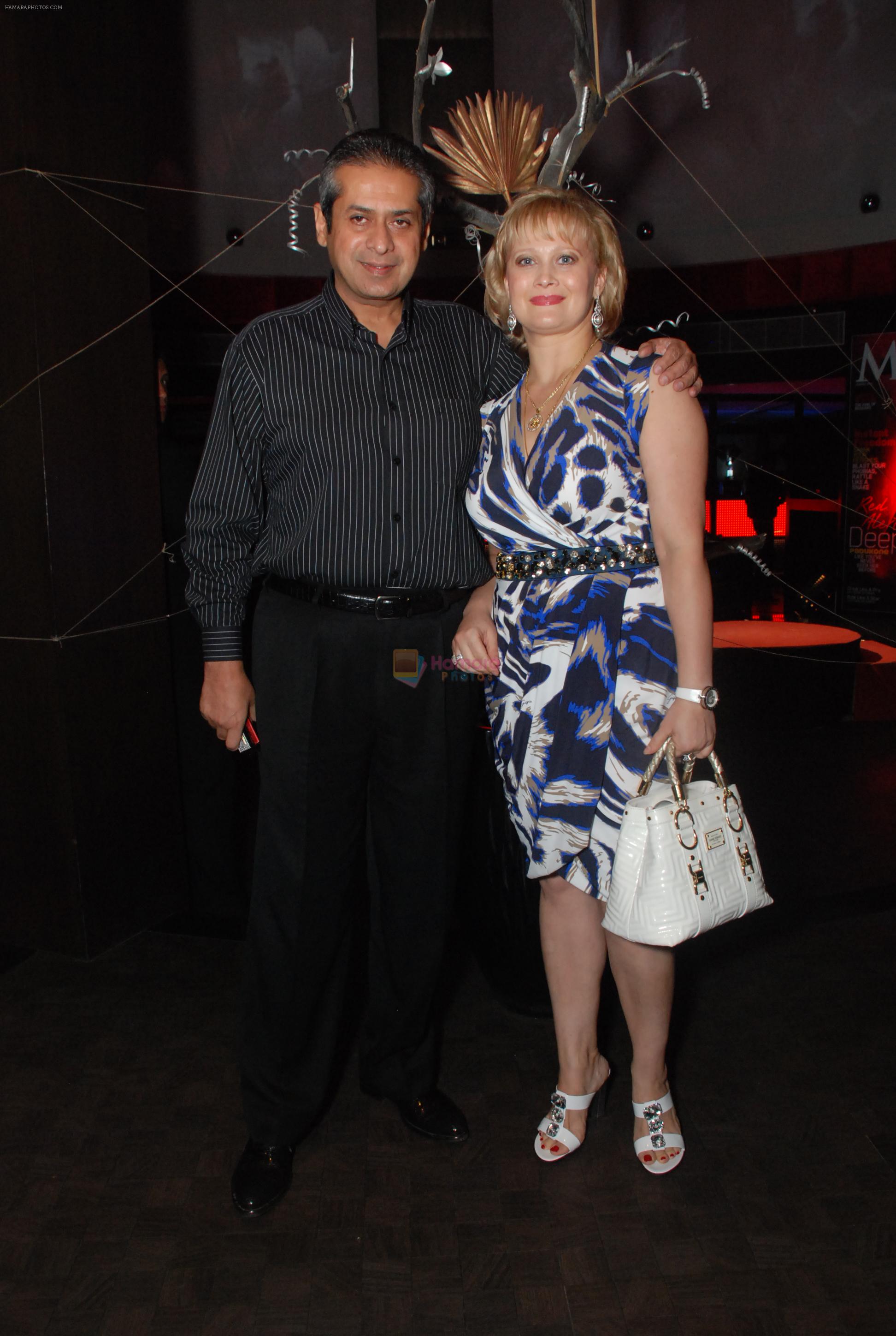 Rajan Madhu and Ala Madhu at the unveiling of Maxim's Best covers of the year in Florian, New Delhi on 27th Aug 2011