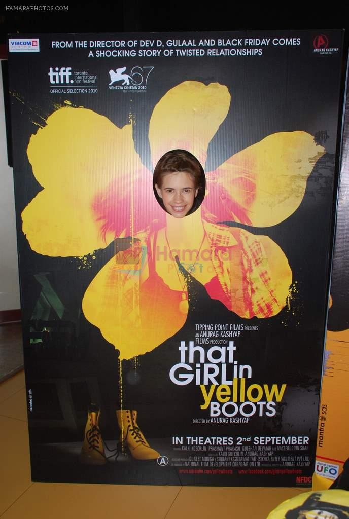 Kalki Koechlin at The girl in Yellow boots premiere in Cinemax on 29th Aug 2011