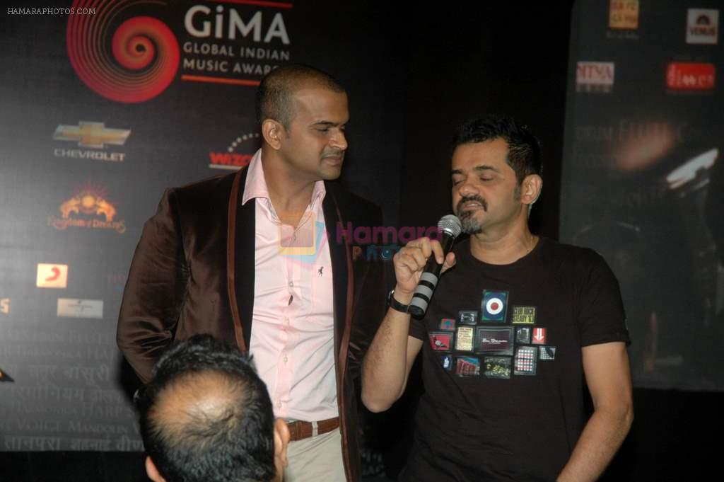 Ehsaan Noorani, Siddharth Kannan at the Chevrolet GIMA Awards 2011 Voting Meet in Mumbai on 30th Aug 2011