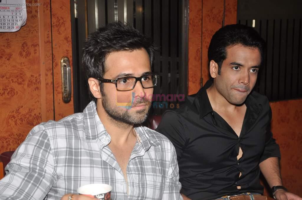 Tusshar Kapoor, Emraan Hashmi at Dirty picture film first look in Bandra, Mumbai on 30th Aug 2011