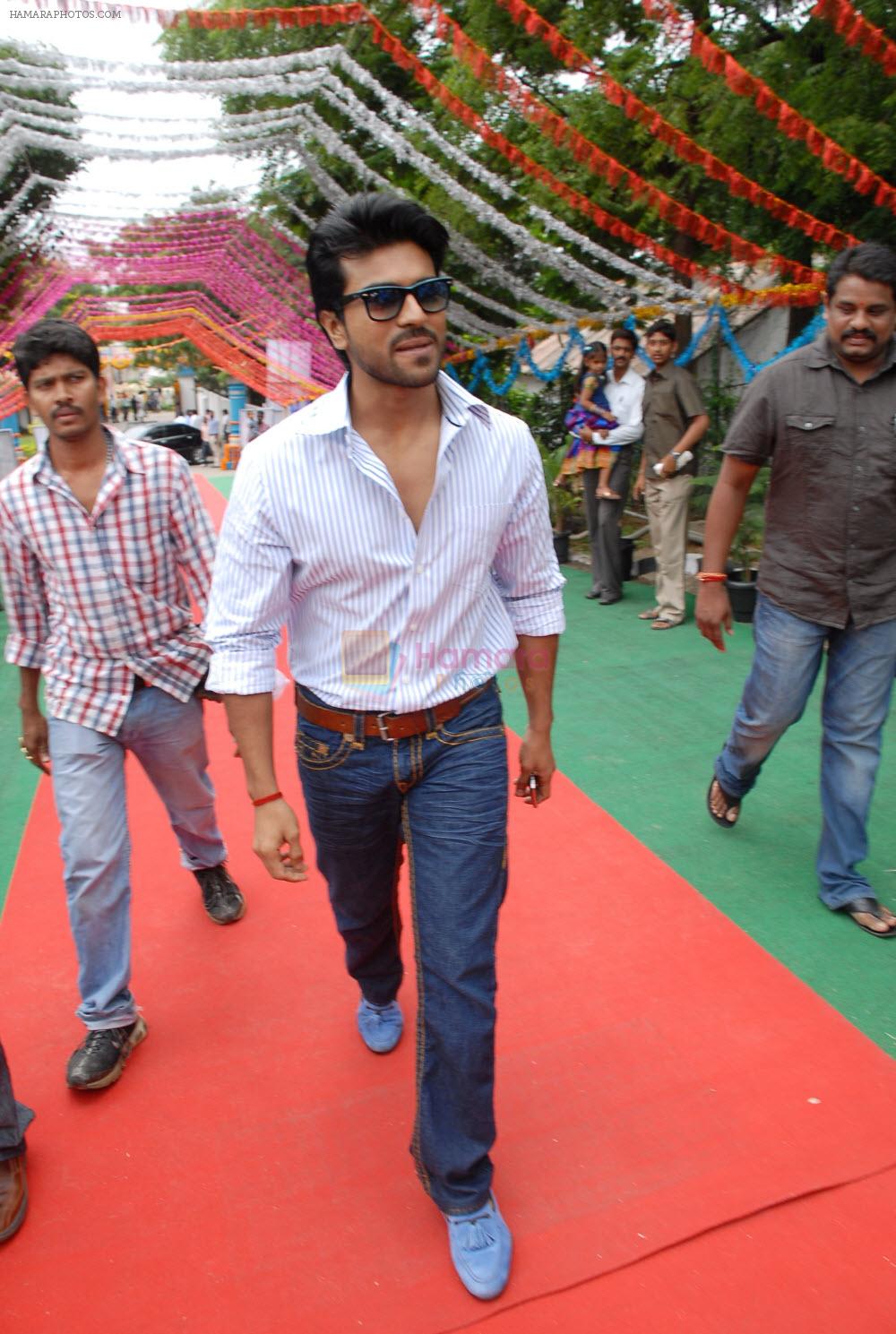 Ram Charan attended the movie Devaraya Opening on 31st August 2011