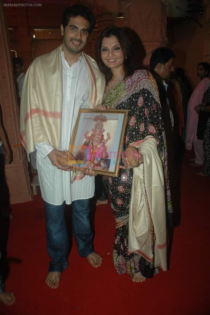 Deepshikha, Kaishav Arora at the Deva o Deva album launch in Andheri Cha Raja, Mumbai on 1st Sept 2011