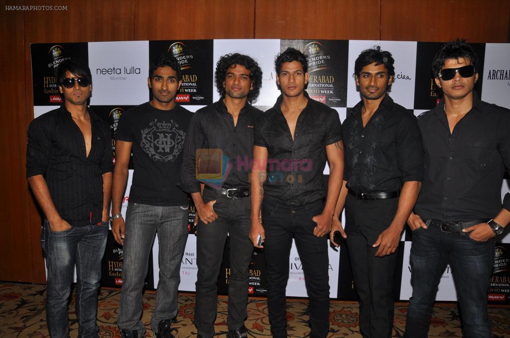 Models attend the Blenders Pride and Storm Fashion Company Launch on 2nd September 2011
