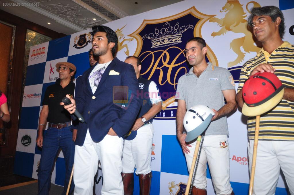 Ram Charan Tej Launches his own Polo Team on 2nd September 2011