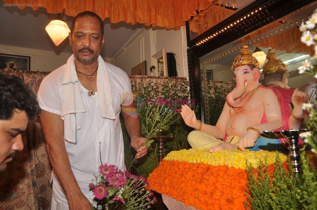 Nana Patekar's Ganesha darshan in Mumbai on 2nd Sept 2011
