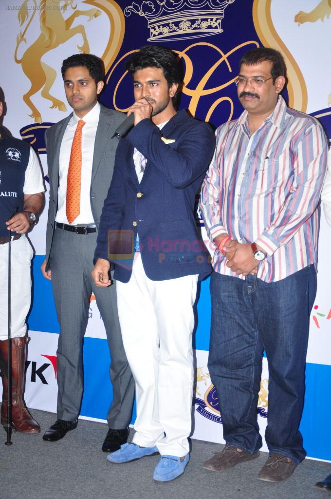 Ram Charan Tej Launches his own Polo Team on 2nd September 2011