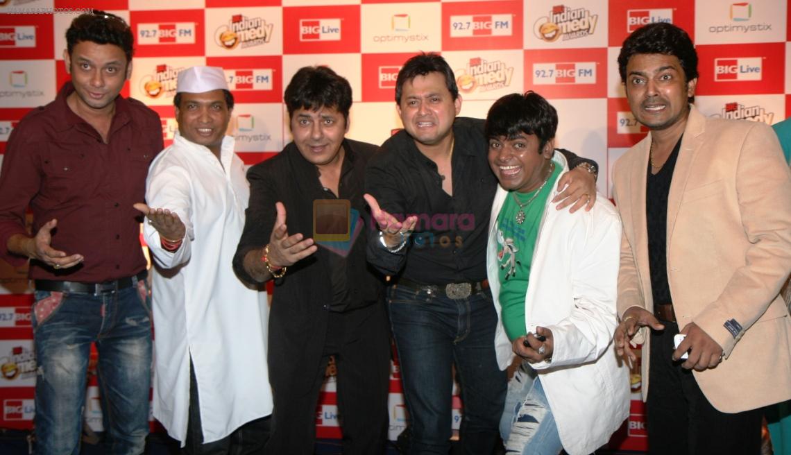Comedian at Announcement of Big Indian Comedy Awards at Raheja Classique Club Mumbai
