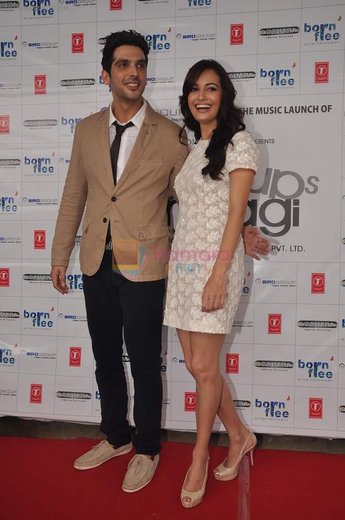Zayed Khan, Dia Mirza at the Audio release of Love Breakups Zindagi in Blue Frog on 8th Sept 2011