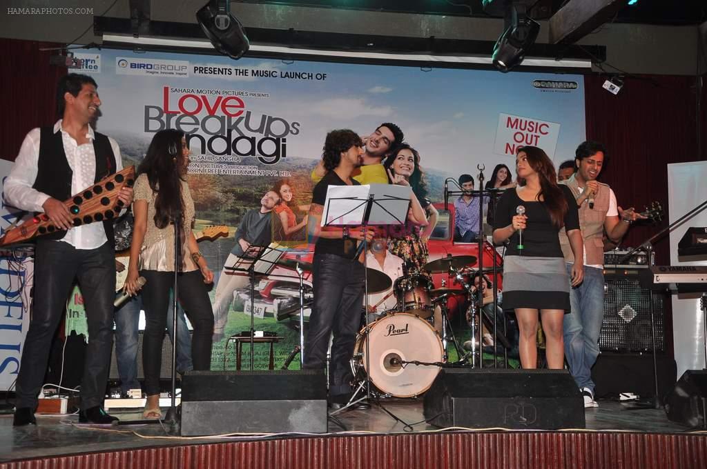 Sonu Nigam at the Audio release of Love Breakups Zindagi in Blue Frog on 8th Sept 2011