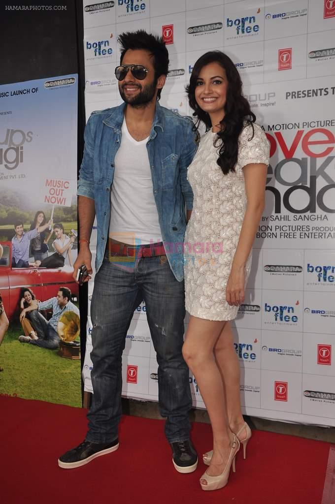Dia Mirza, Jackky Bhagnani at the Audio release of Love Breakups Zindagi in Blue Frog on 8th Sept 2011