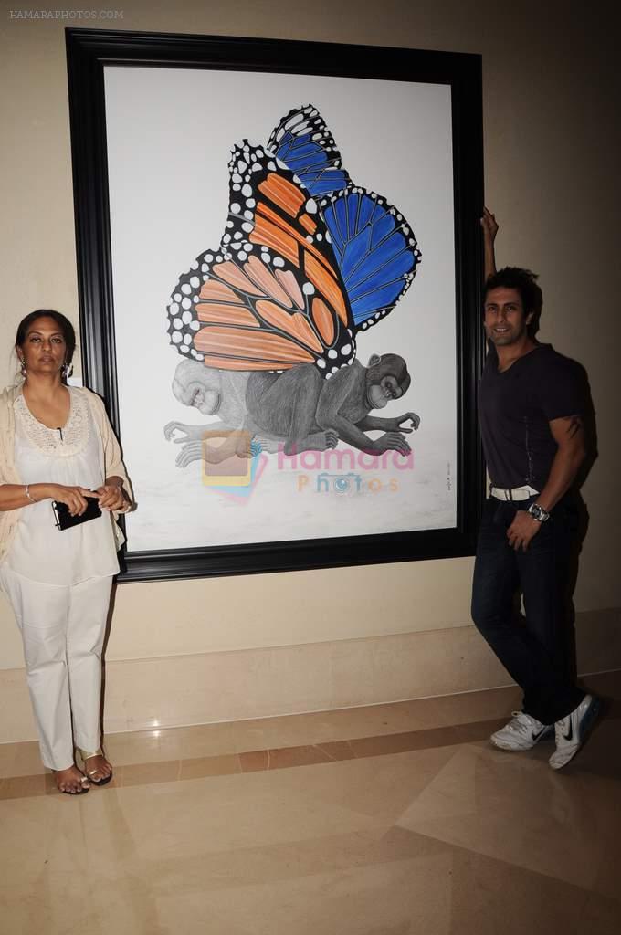 Kiran Janjani at JW Marriott art showcase in Juhu, Mumbai on 9th Sept 2011