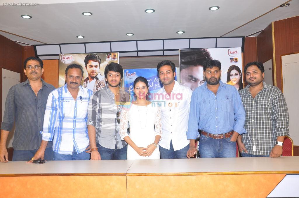 Rajeev Saluri, Panchi Bora, Navdeep, Team attends Aakasame Haddu Movie Success Meet on 11th September 2011