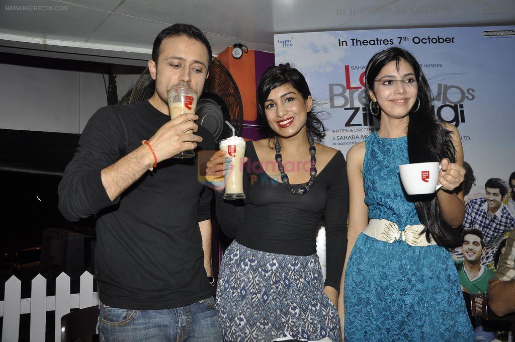 Satyadeep Mishra, Umang, Pallavi Sharda launch _Love Breakups Zindagi_ coffee at Cafe Coffee Day in Bandra, Mumbai on 13th Sept 2011