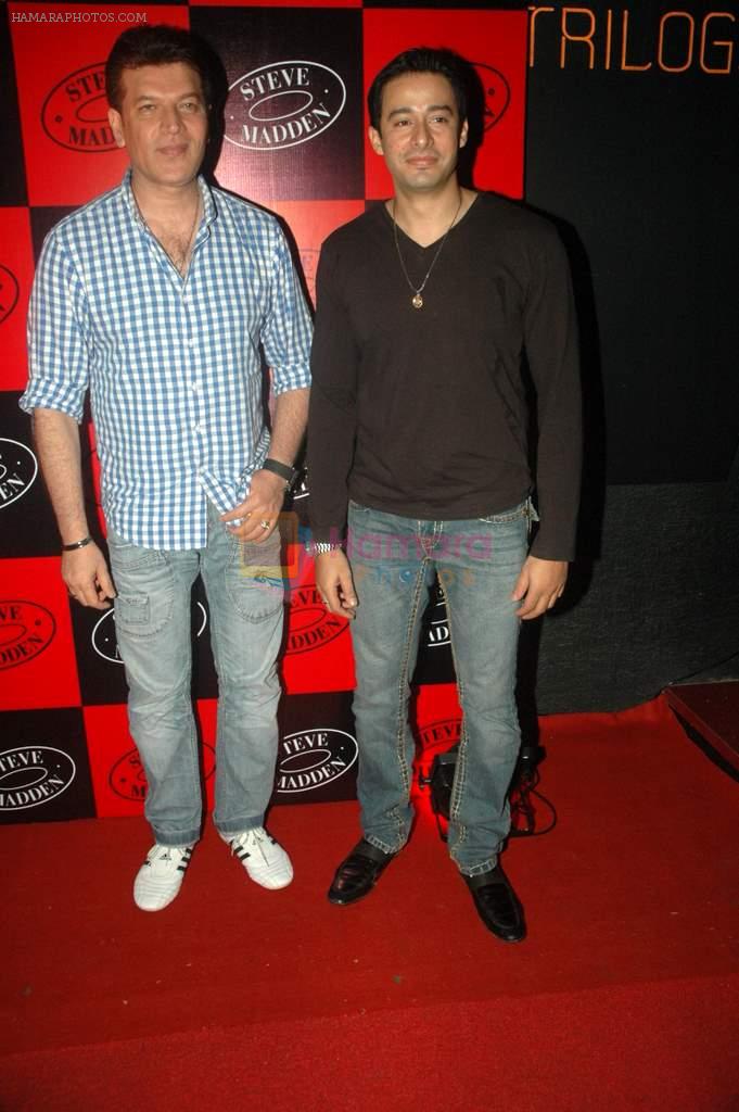 Aditya Pancholi, Zulfi Syed at Steve Madden launch in Trilogy on 15th Sept 2011