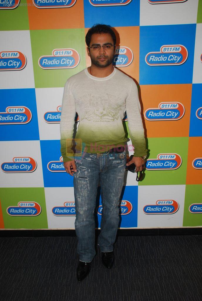 Sachin Joshi promote Aazaan on Radio City 91.1 FM in Bandra, Mumbai on 15th Sept 2011