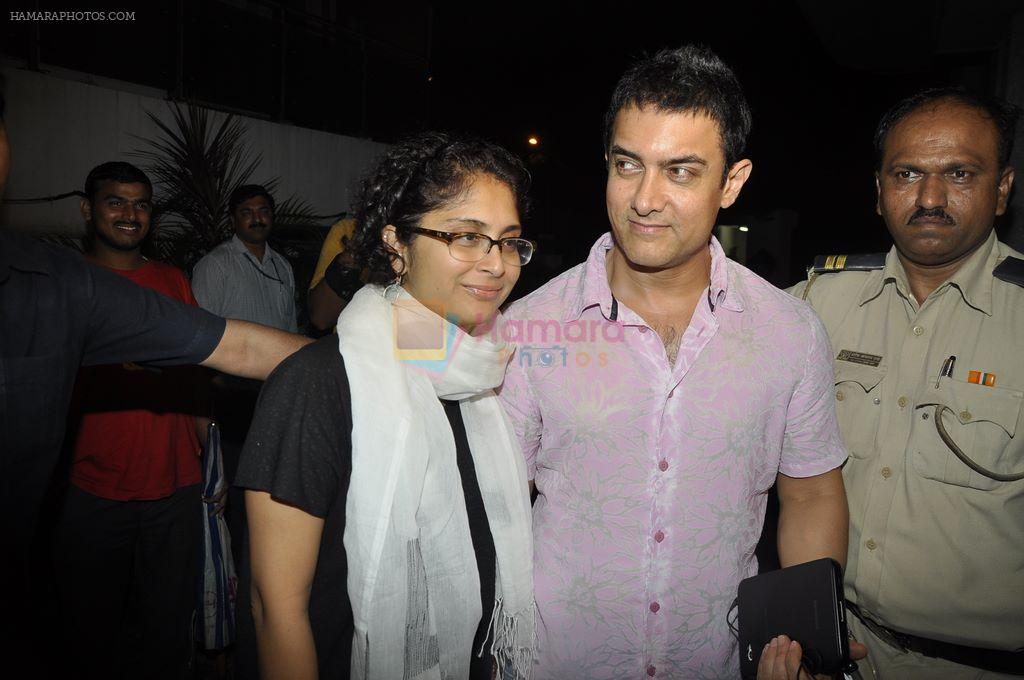 Aamir Khan, Kiran Rao at Imran Khan's Mere Brother Ki Dulhan's success Party in Bandra, Mumbai on 15th Sept 2011