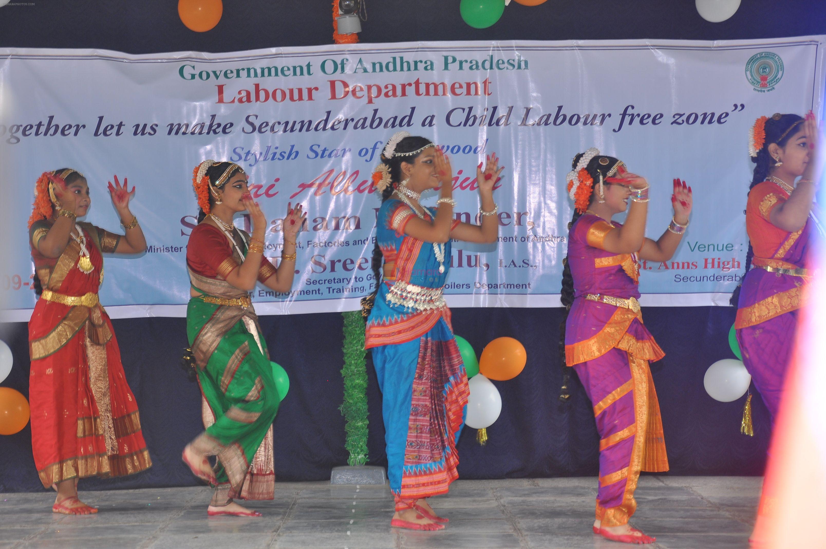 No Child Labour Event on 16th September 2011  at St. Ann's High School in Secunderabad