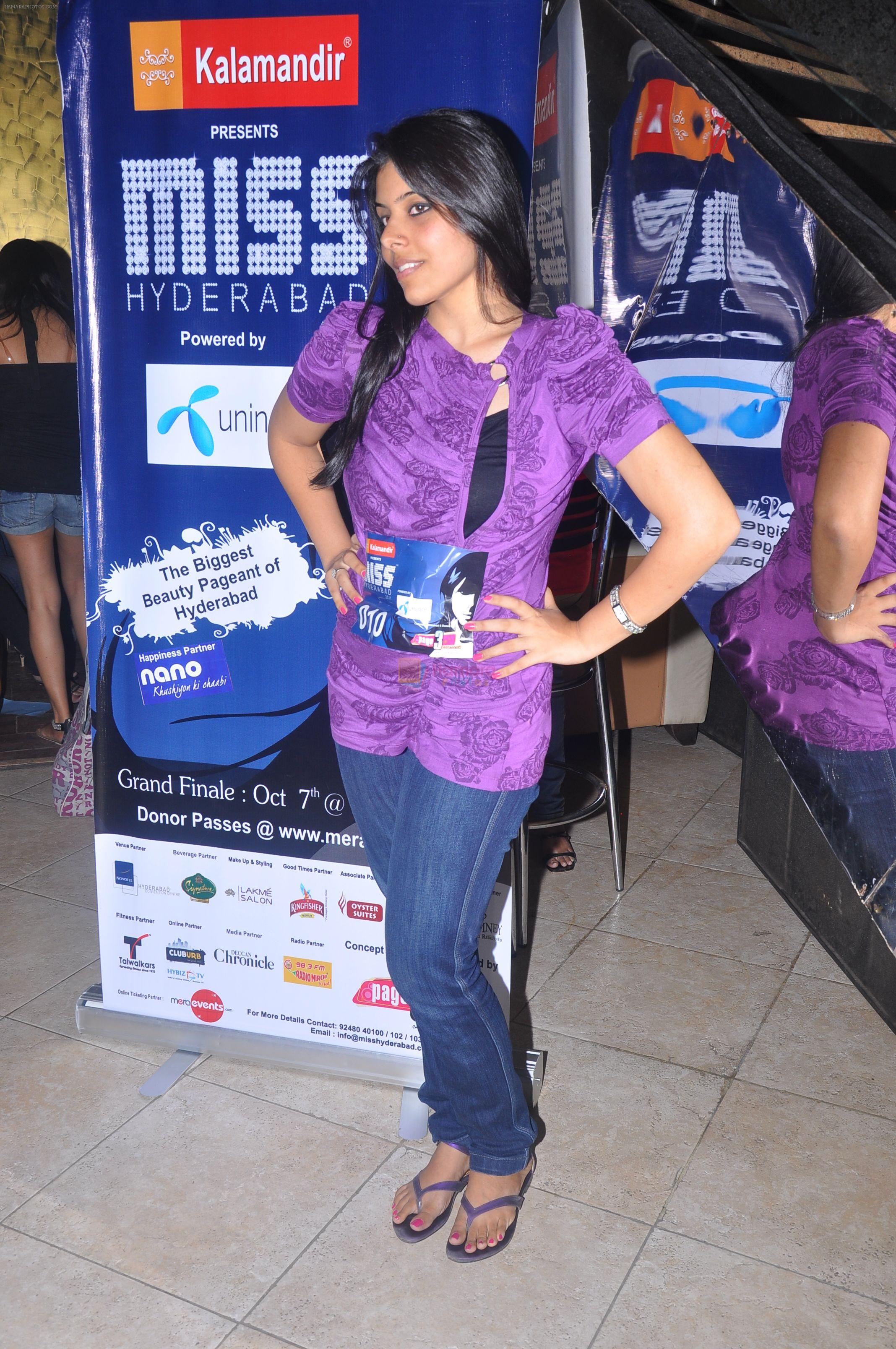 2011 Miss Hyderabad at Bottles and Chimney on 17th September 2011