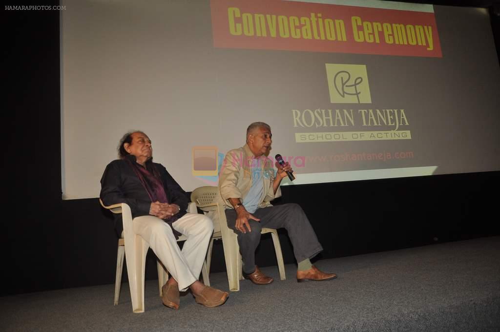 Naseruddin Shah, Roshan Taneja at Roshan Taneja's Academy convocation ceremony in Fun Republic on 19th Sept 2011
