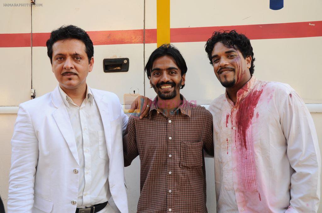 Arfeen Khan on the sets of Lethal Commission on 19th Sept 2011
