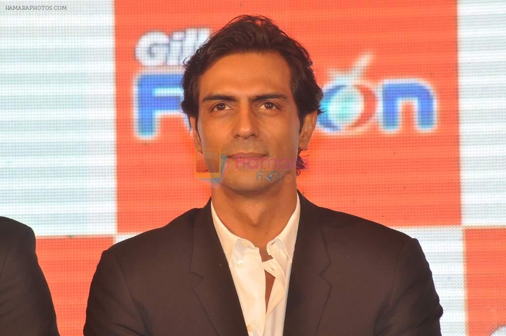 Arjun Rampal grace the Gillette Fusion launch at the Taj Hotel