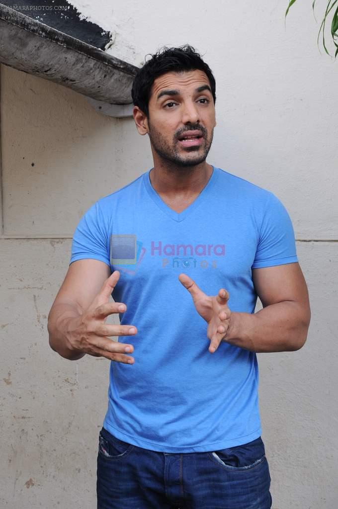 John Abraham snapped while promoting film Force on 21st Sept 2011